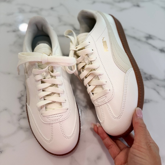 PUMA - Women’s leather sneaker size 8 - Alpine Snow - Picture 3 of 8